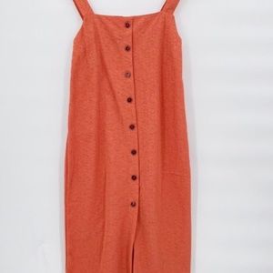 Zara Burnt Orange Midi Dress